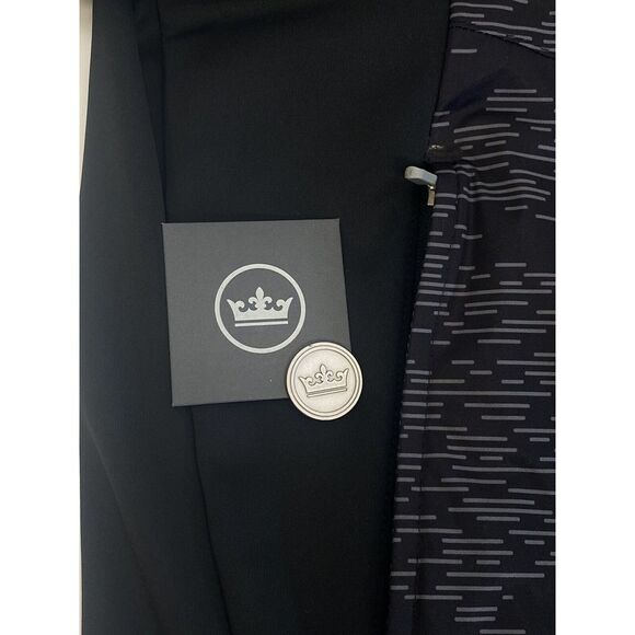 NWT PETER MILLAR Merge Elite Hybrid Full Zip Golf Jacket Black Size MEDIUM $230 - Picture 6 of 13